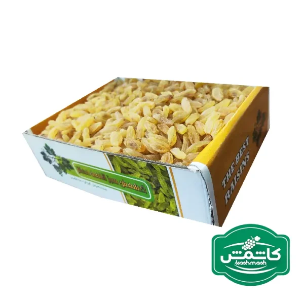 کشمش طلایی کاشمر کارتن ۱ کیلویی – کد 003