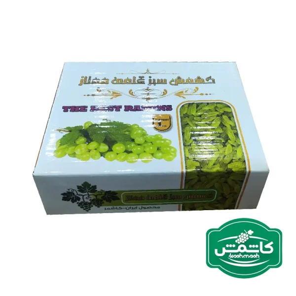 کشمش طلایی کاشمر کارتن ۱ کیلویی – کد 003